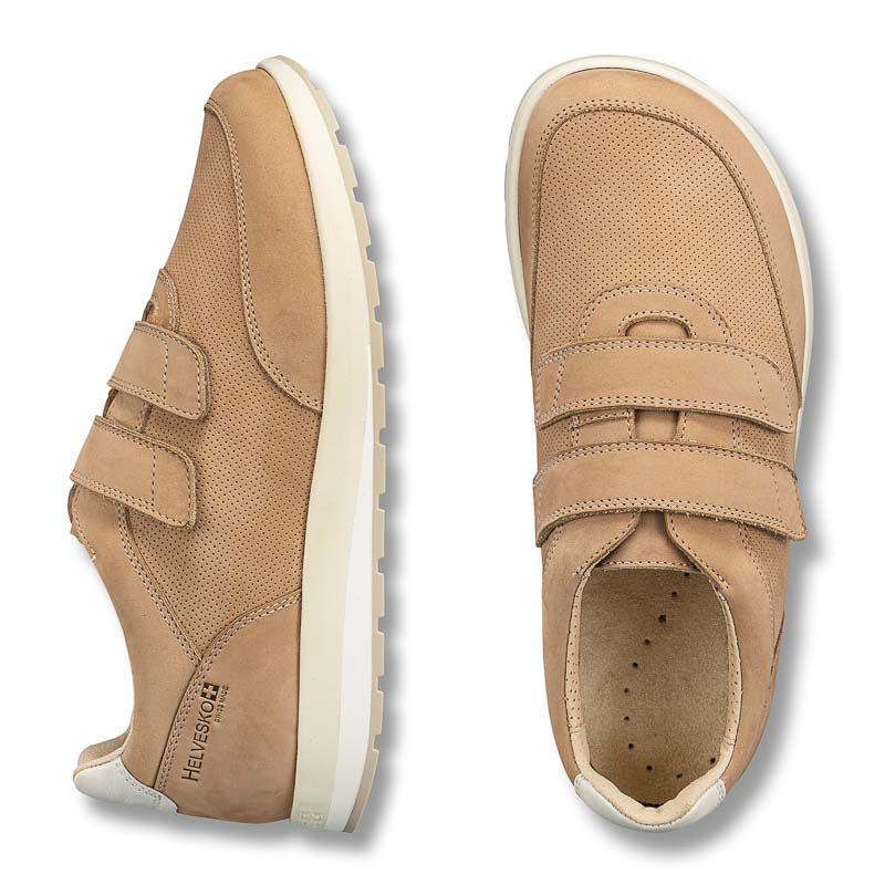Chaussures de confort Helvesko : modle Geoma, beige Image 2