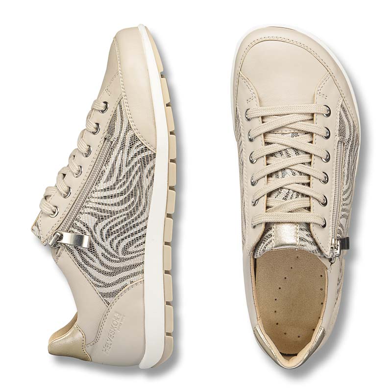 Chaussures de confort Helvesko : modle Mieke, beige multi Image 2