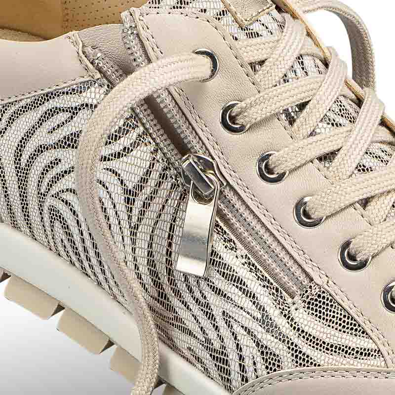 Chaussures de confort Helvesko : modle Mieke, beige multi Image 3