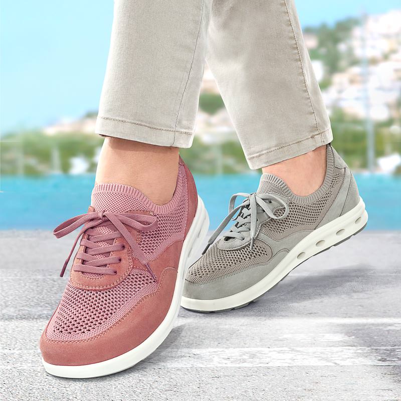 Chaussures de confort Helvesko : modle Neah, vieux rose Image 3