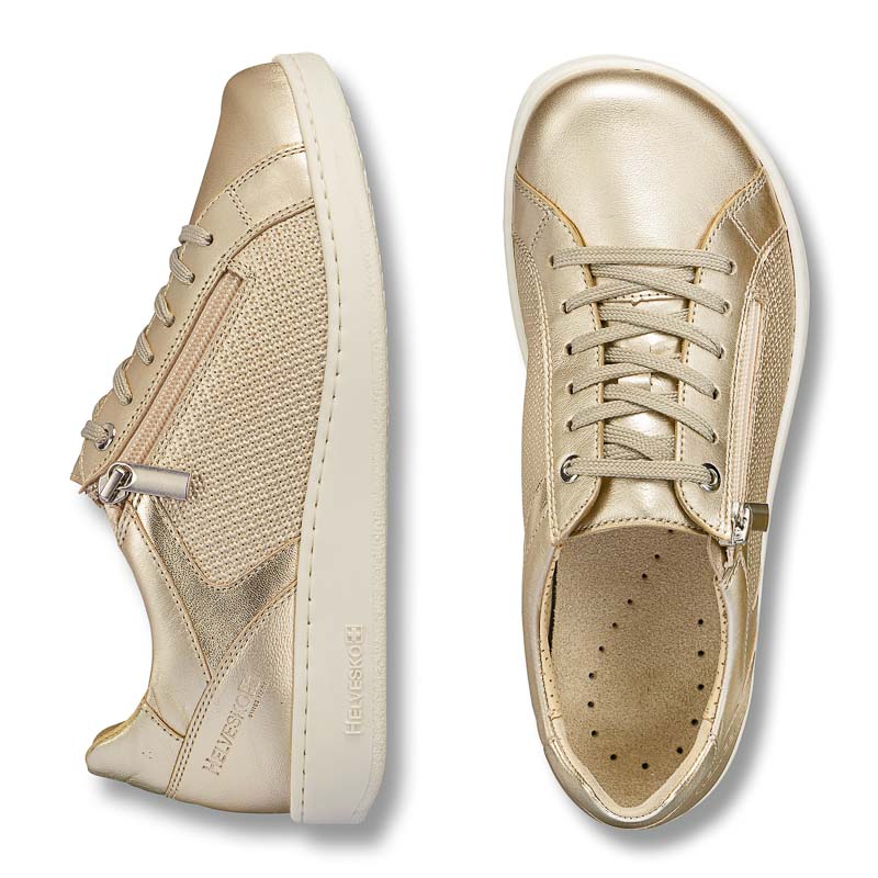 Chaussures de confort Helvesko : modle Nyala, coloris or Image 2