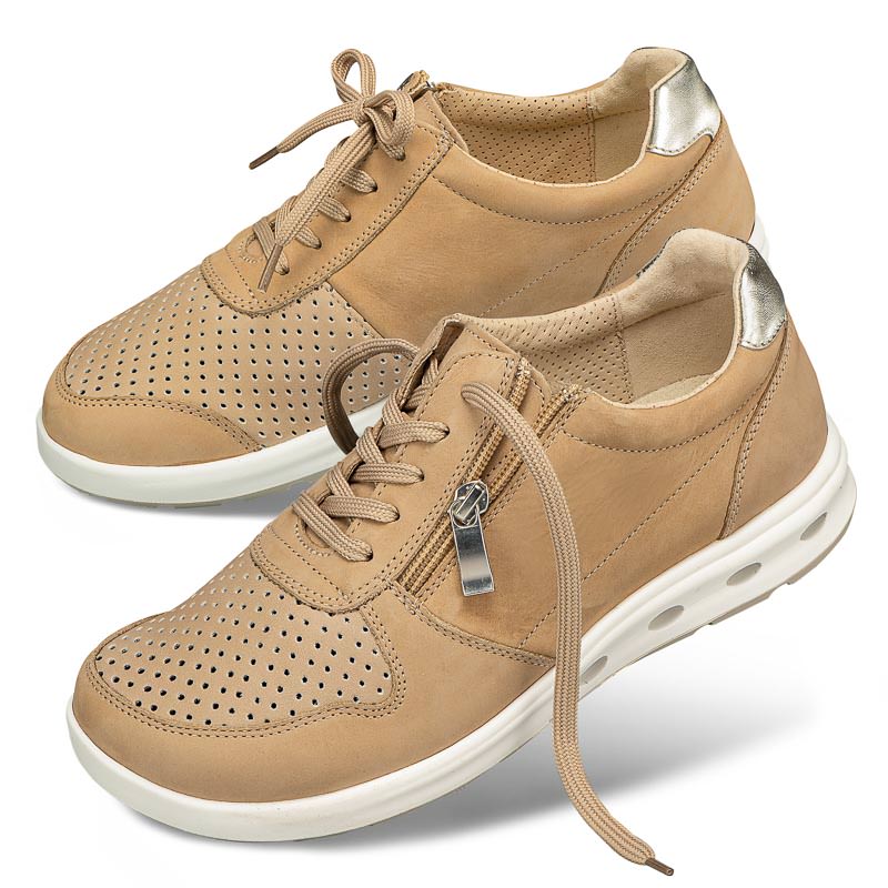 Chaussures de confort Helvesko : modle Narina, beige