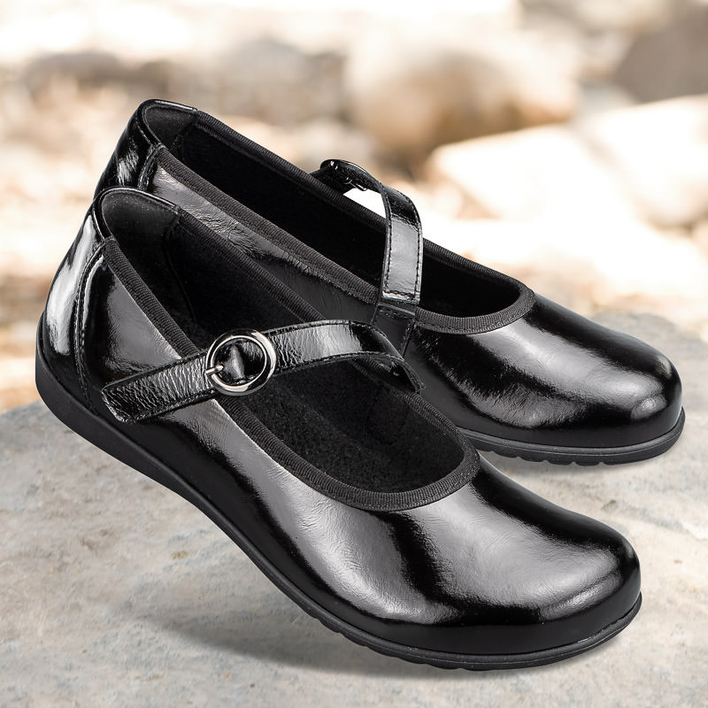Chaussures de confort Helvesko : modle Janah, noir