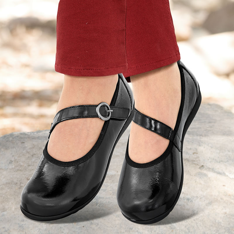 Chaussures de confort Helvesko : modle Janah, noir Image 3