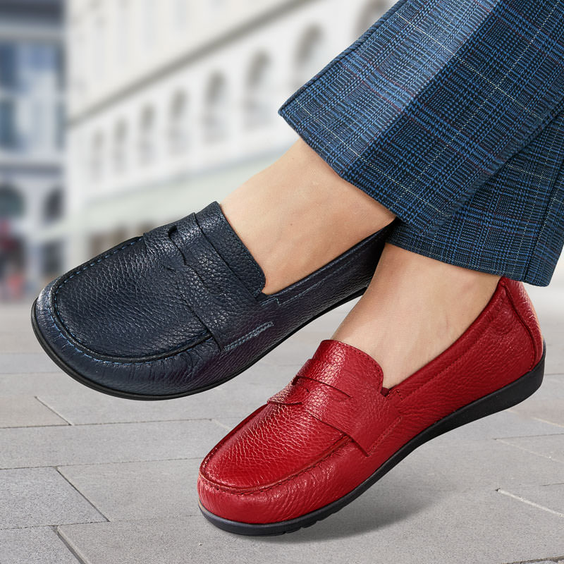 Chaussures de confort Helvesko : mod�le Aitana, bleu Image 3