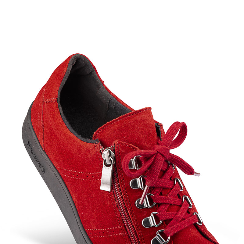 Chaussures de confort Helvesko : mod�le Donta, rouge Image 4