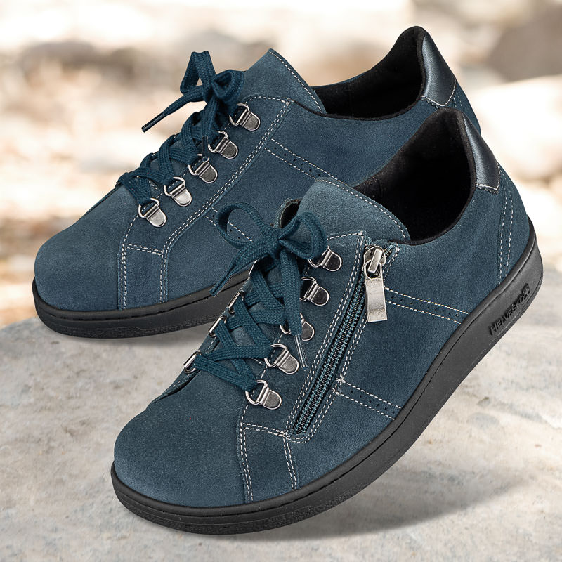 Chaussures de confort Helvesko : mod�le Donta, bleu fonc�