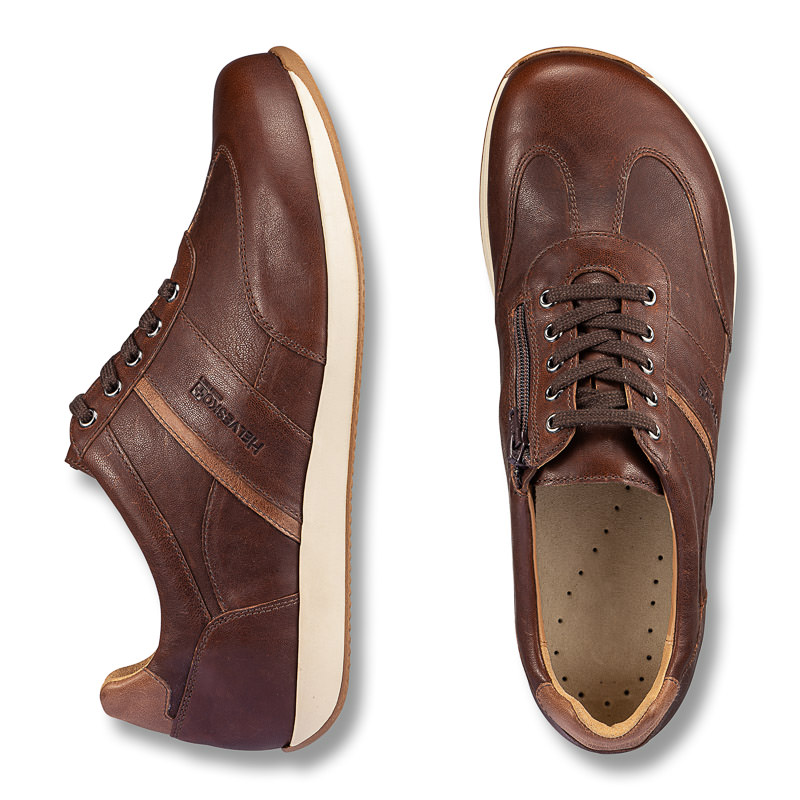 Chaussures de confort Helvesko : modle Claus, marron fonc Image 2