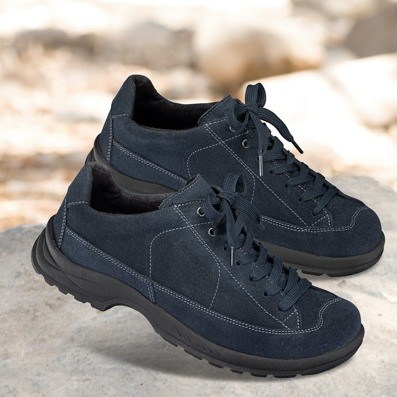 Chaussures de confort Helvesko : modle Profil, bleu fonc