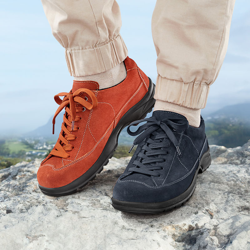 Chaussures de confort Helvesko : modle Profil, bleu fonc Image 3