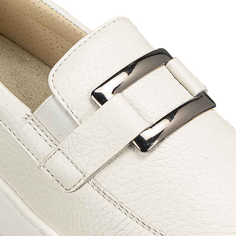 Chaussures de confort Helvesko : mod�le Vimora, blanc Image 3