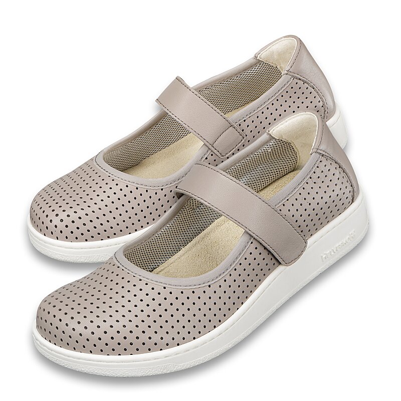 Chaussures de confort Helvesko : mod�le Sileva, gris&nbsp;