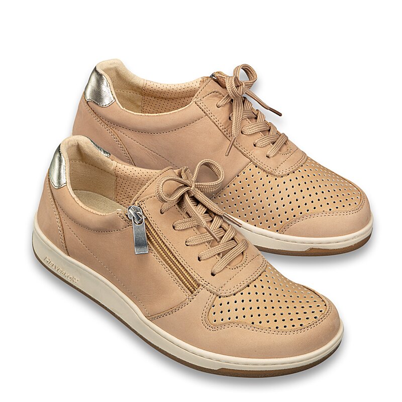 Chaussures de confort Helvesko : mod�le Flexiva, beige