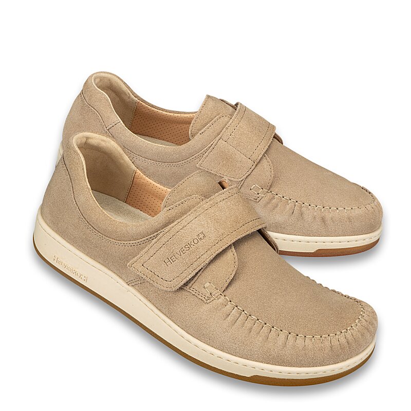 Chaussures de confort Helvesko : mod�le Kiro, beige