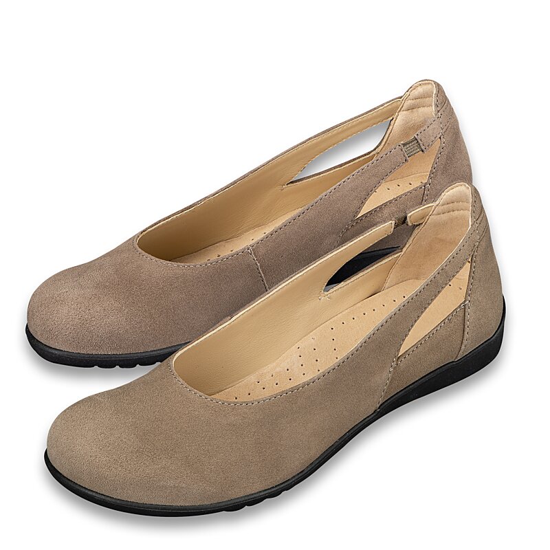 Chaussures de confort Helvesko : mod�le Avela, marron