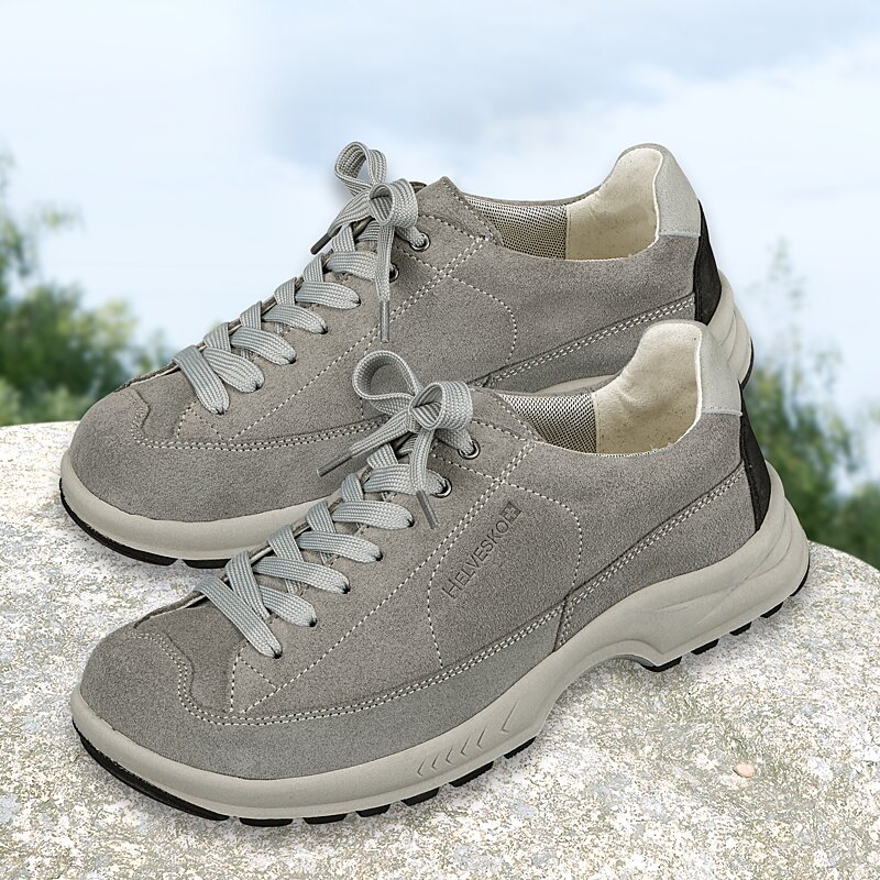 Chaussures de confort Helvesko : mod�le Travo, gris