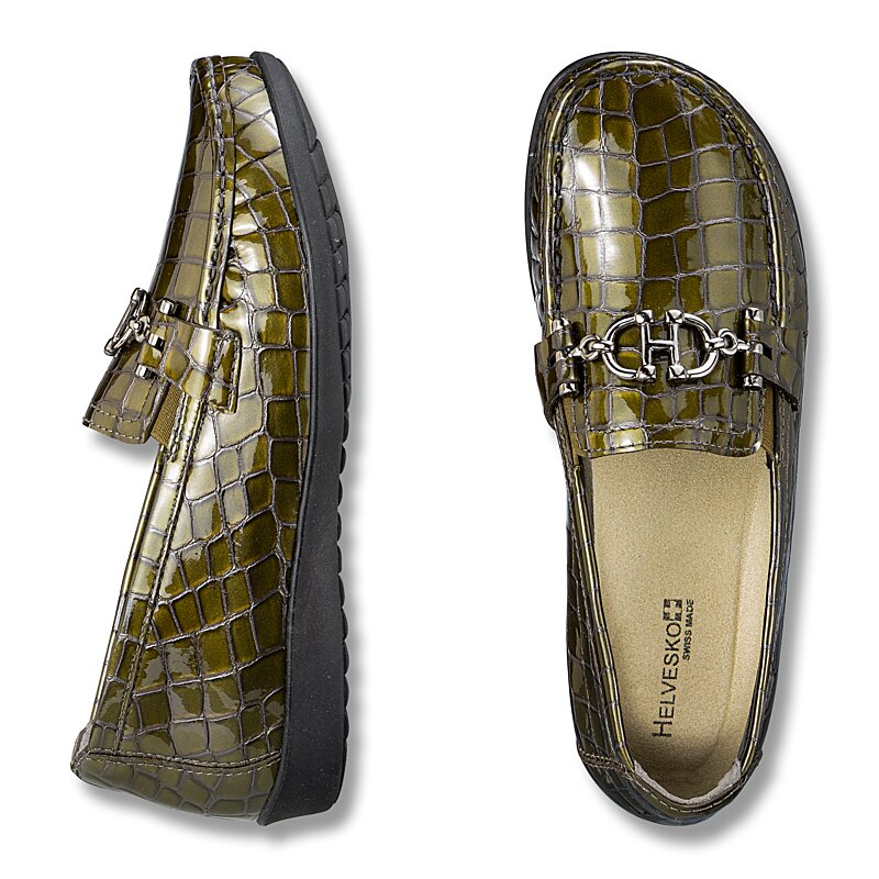 Chaussures de confort Helvesko : mod�le Debra, vert Image 2