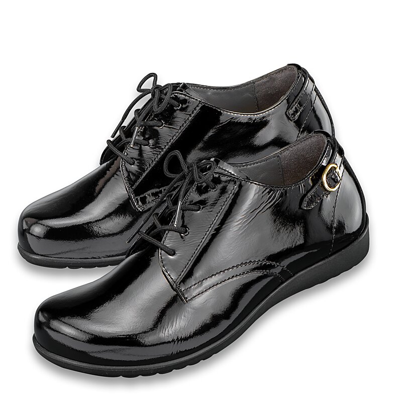 Chaussures de confort Helvesko : mod�le Elmira, noir
