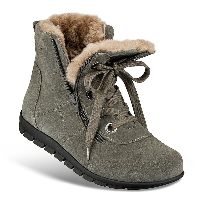 Chaussures de confort Helvesko : mod�le Walda, gris Image 3