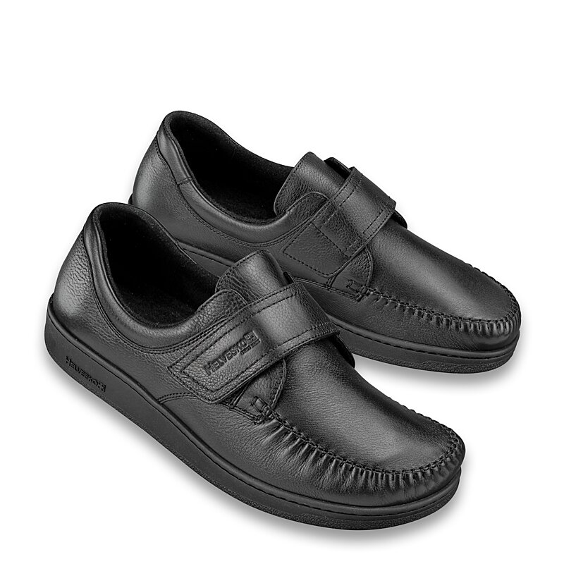 Chaussures de confort Helvesko : mod�le Miklos, noir