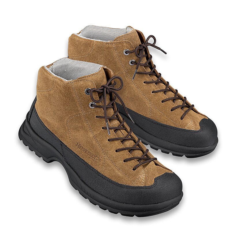 Chaussures de confort Helvesko : mod�le Master, noir/marron
