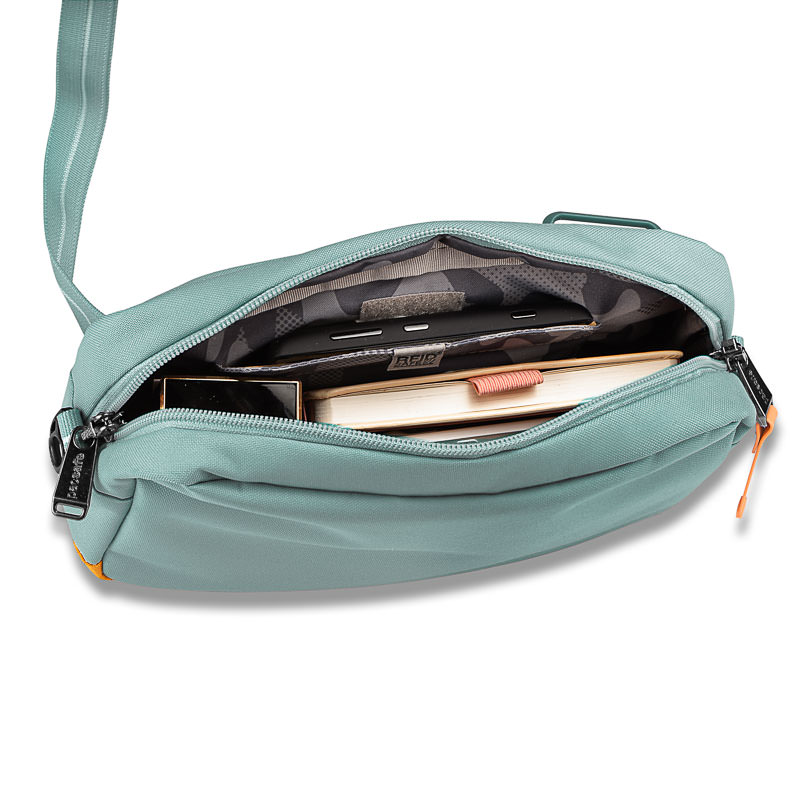 Sac  main femme stop-pickpocket turquoise Image 2