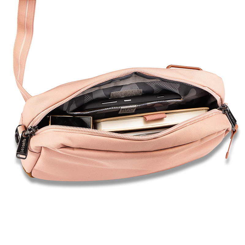 Sac pour femme anti-vol rose Image 3