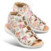 Chaussures de confort Helvesko : modle Aurora, blanc multi