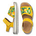 Chaussures de confort Helvesko : modle Romilla, jaune Image 2