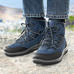 Chaussures de confort Helvesko : modle Journey Lady, bleu fonc Image 3