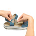 Chaussures de confort Helvesko : modle Lexie, coloris jean Image 4