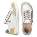 Chaussures de confort Helvesko : modle Heather, blanc/jaune Image 2