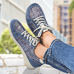 Chaussures de confort Helvesko : modle Feeling, bleu Image 4