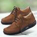 Chaussure confort Helvesko : DOUGLAS, marron (cuir nubuck)