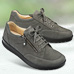 Chaussure confort Helvesko : BENNO, gris (cuir «écolo»)