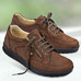 Chaussure confort Helvesko : BENNO, marron (cuir «écolo»)