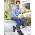 Chaussures de confort Helvesko : modle Benno, bleu Image 3