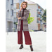 Chaussures de confort Helvesko : modle Barbara, aubergine Image 3