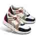 Chaussures de confort Helvesko : modle Jet, blanc/bleu fonc