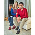 Chaussures de confort Helvesko : modle Sevilla, noir/carreaux Image 3