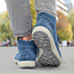 Chaussures de confort Helvesko : modle Tallinn, coloris jean Image 4