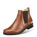 Chaussure confort Helvesko : ALLEN, marron (cuir nappa)