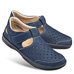 Chaussures de confort Helvesko : modle Rick, bleu