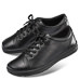Chaussures de confort Helvesko : modèle Asti, noir