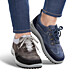 Chaussures de confort Helvesko : mod�le Ennis III Tex, bleu Image 3