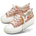 Chaussures de confort Helvesko : modle Florencia, rouge multi