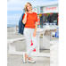 Chaussures de confort Helvesko : modle Florencia, rouge multi Image 3