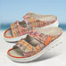 Chaussures de confort Helvesko : modle Selly, rouge multi