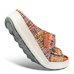 Chaussures de confort Helvesko : modle Selly, rouge multi Image 4