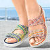 Chaussures de confort Helvesko : modle Selly, jaune multi Image 3